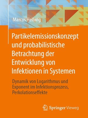cover image of Partikelemissionskonzept und probabilistische Betrachtung der Entwicklung von Infektionen in Systemen